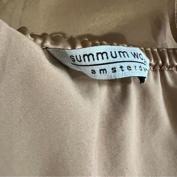 Summum Woman Satin Lace Drapey Tank Size 42 - Picture 6 of 9